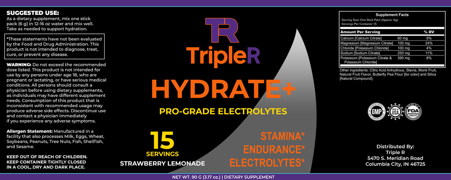 Hydrate+ - 15 Sticks