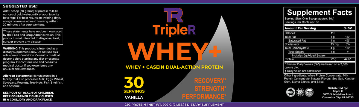 Whey+ - Whey + Casein Protein